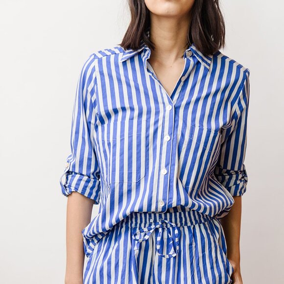 Lusana Tops - Shiloh Poplin Shirt